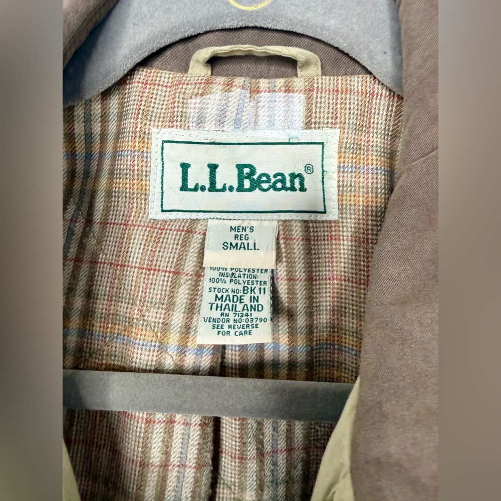 Vintage L.L. Bean Men's Beige Field Jacket - Picture 3 of 10